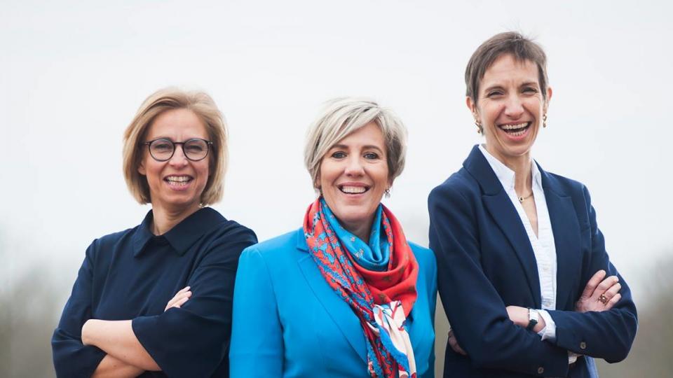 Muriel Uytterhaegen, Conny Vandendriessche en Eline Talboom