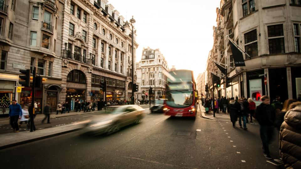 Straatbeeld Londen 